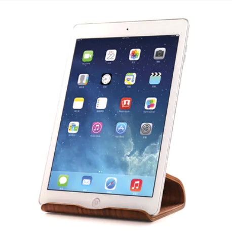 Wooden Tablet and Phone Stand for iPad and More