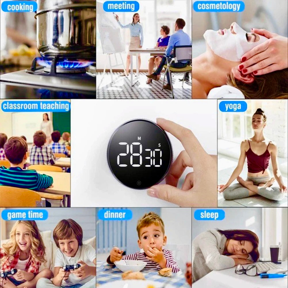 Digital Magnetic Timer – Rotating Countdown & Count Up Alarm | AE Magnest 🌀