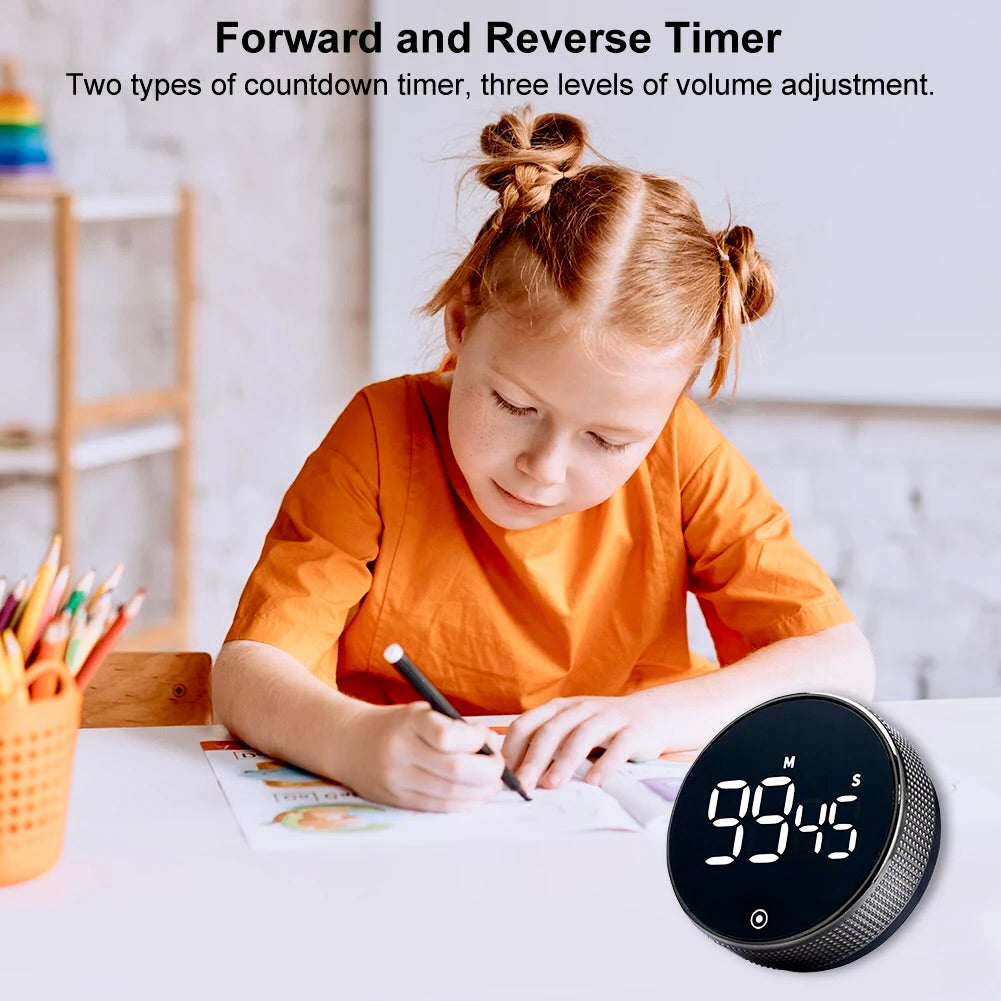 Digital Magnetic Timer – Rotating Countdown & Count Up Alarm | AE Magnest 🌀
