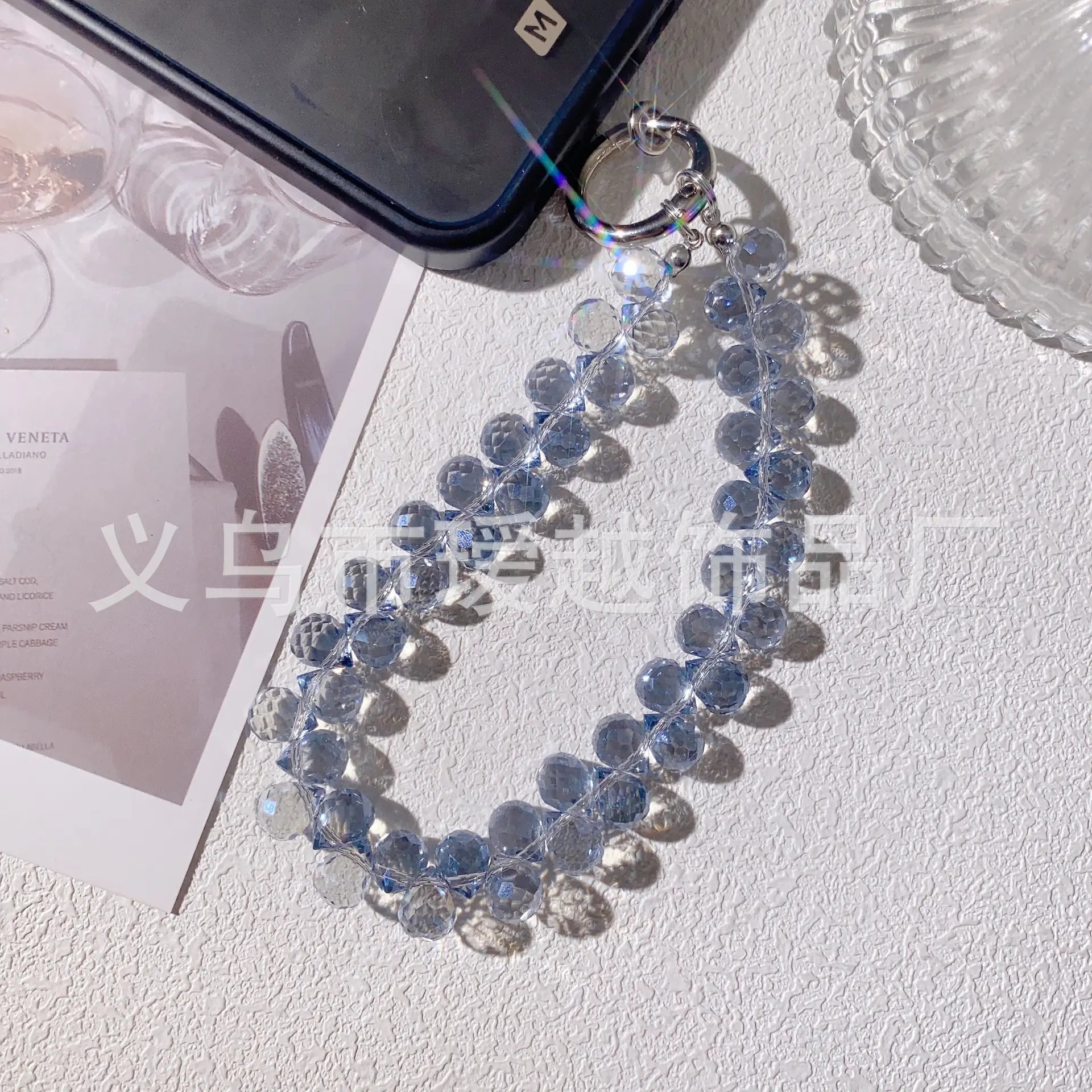 ✨ Crystal Phone/Bag Chain | Luxury Beaded Phone/Bag & Keychain