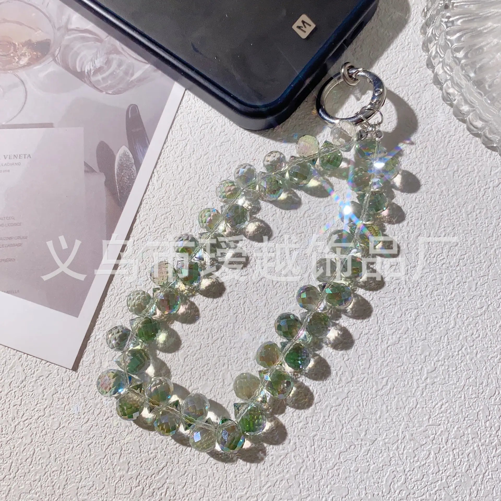 ✨ Crystal Phone/Bag Chain | Luxury Beaded Phone/Bag & Keychain