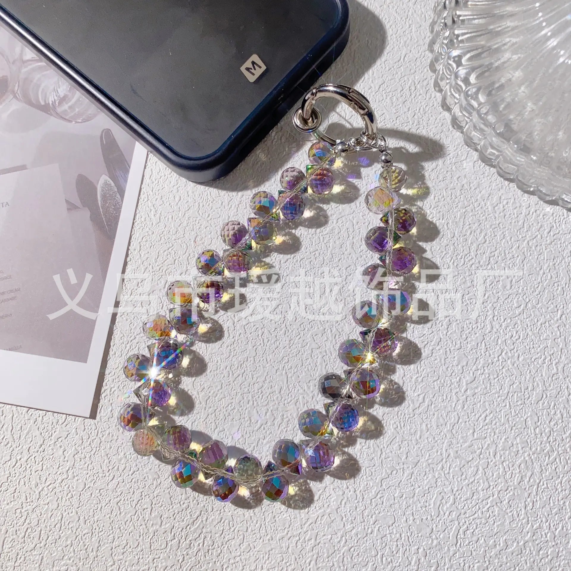 ✨ Crystal Phone/Bag Chain | Luxury Beaded Phone/Bag & Keychain