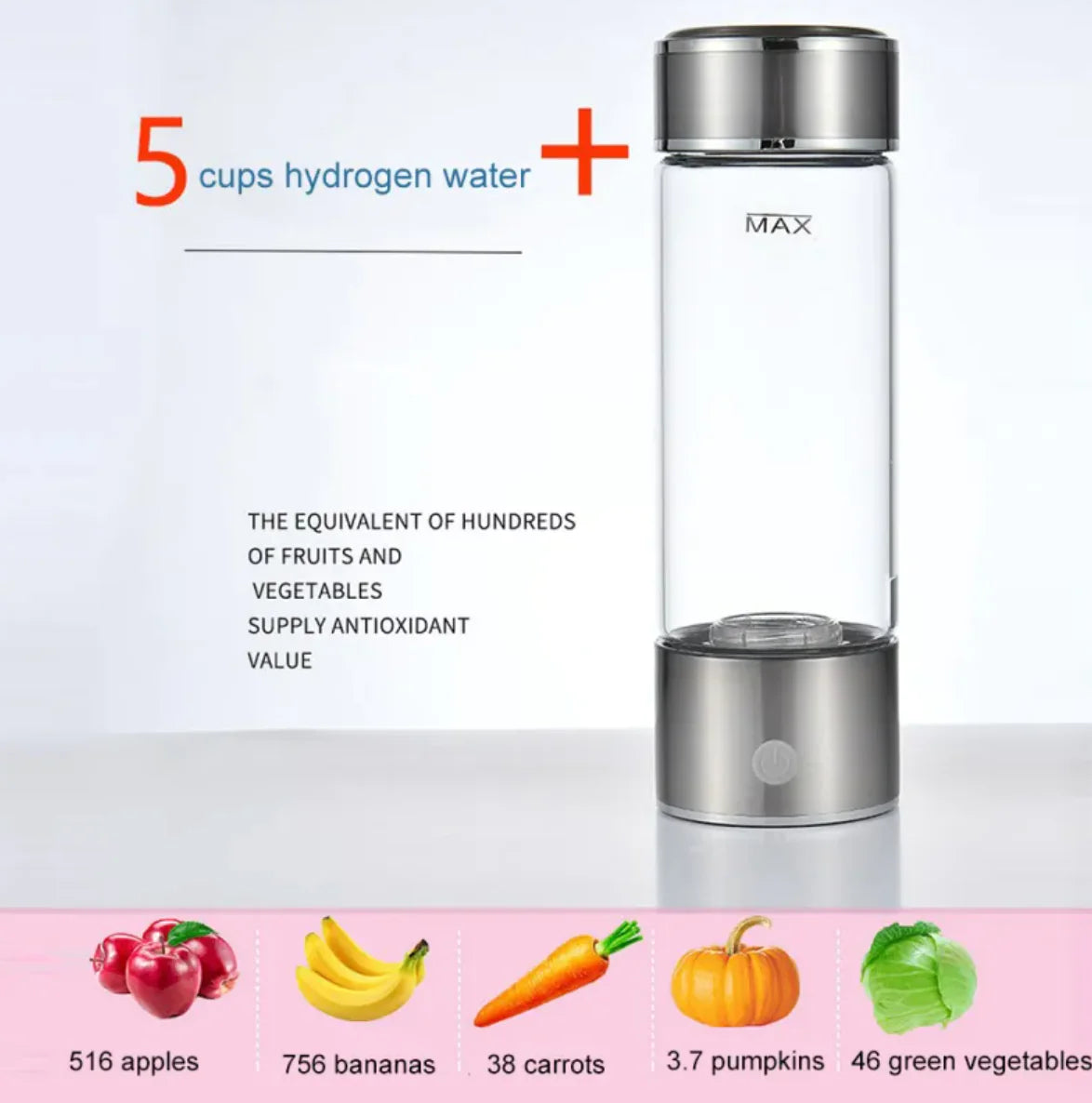💧⚡ Smart Hydrogen Water Cup - Antioxidant Hydration Anywhere