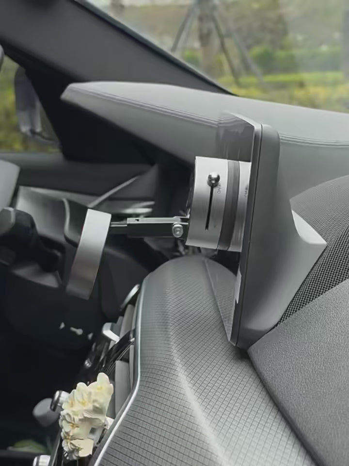 📱 4-in-1 Magnetic Vacuum Phone Holder 🧲 – Strong Grip for Car 🏎️, Office 🗄️ & Home 🏠 | Sleek Design + N52 Magnet + Easy Setup Kit